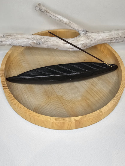 Holzhalter "dark Leaf"