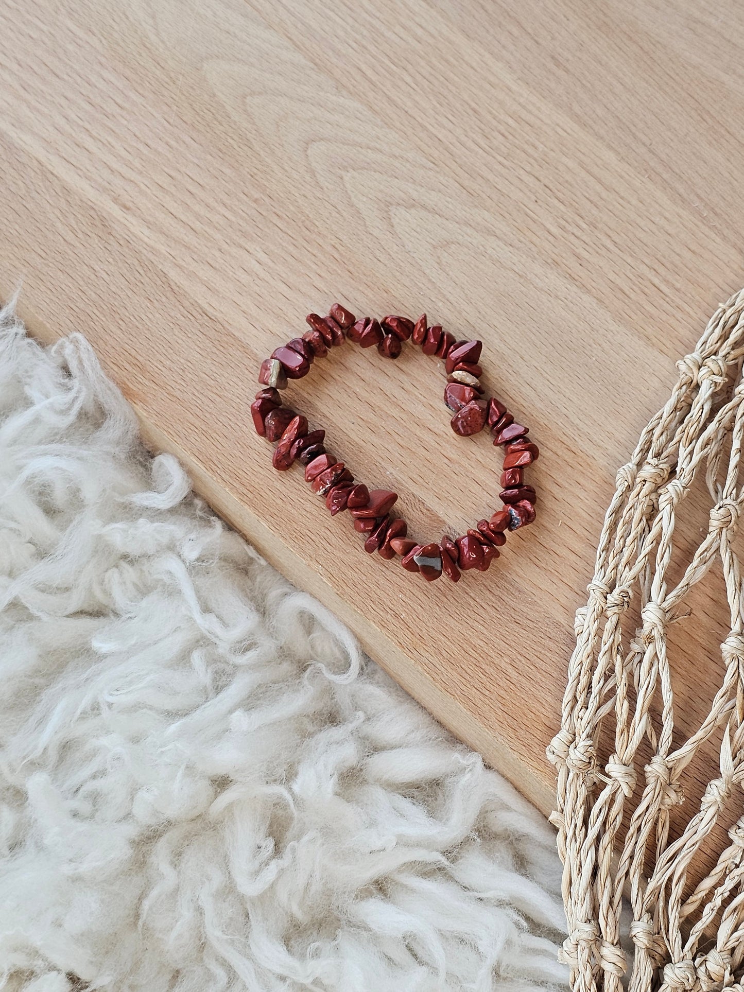 Roter Jaspis, Splitterarmband