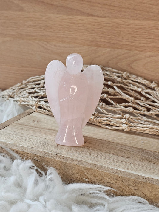 Rosenquarz, Engel Figur