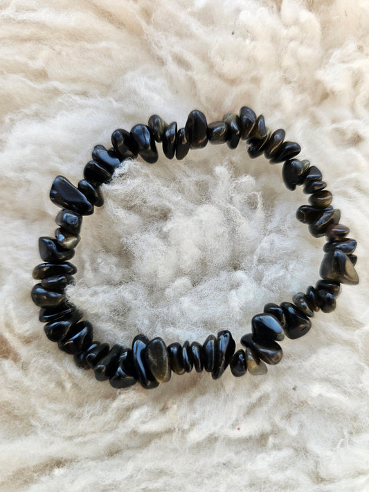 Gold Obsidian, Splitterarmband