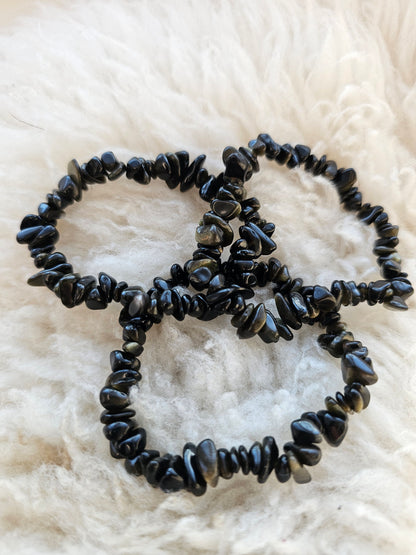 Gold Obsidian, Splitterarmband