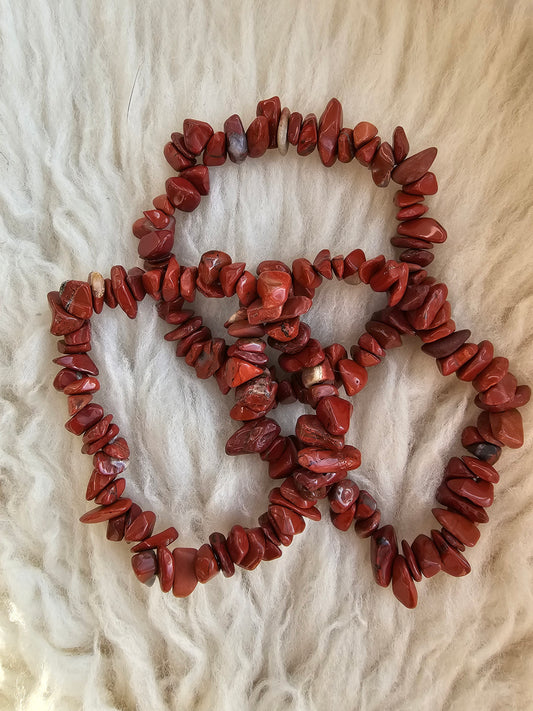 Roter Jaspis, Splitterarmband