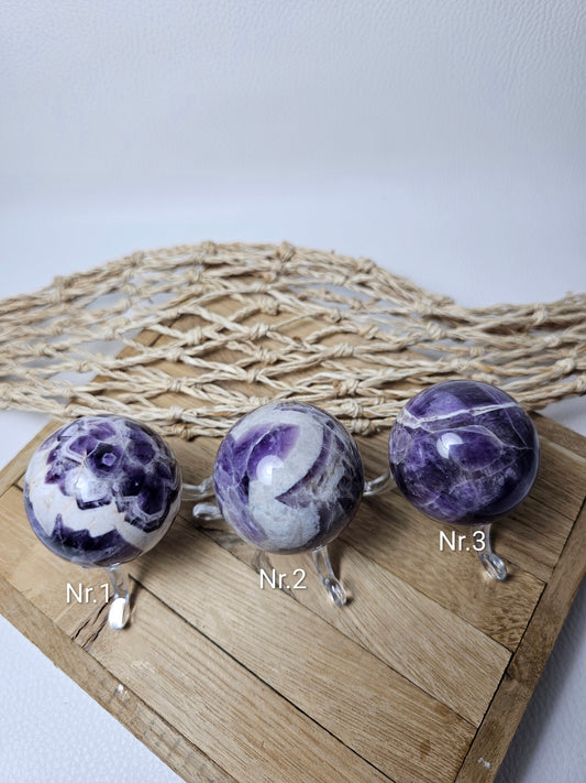 Chevron Amethyst, Kugel