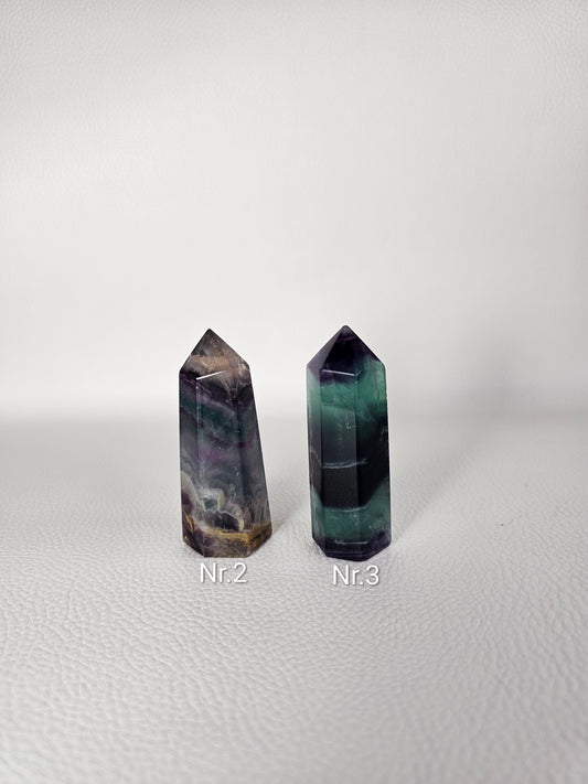 Regenbogen Fluorit, Turm