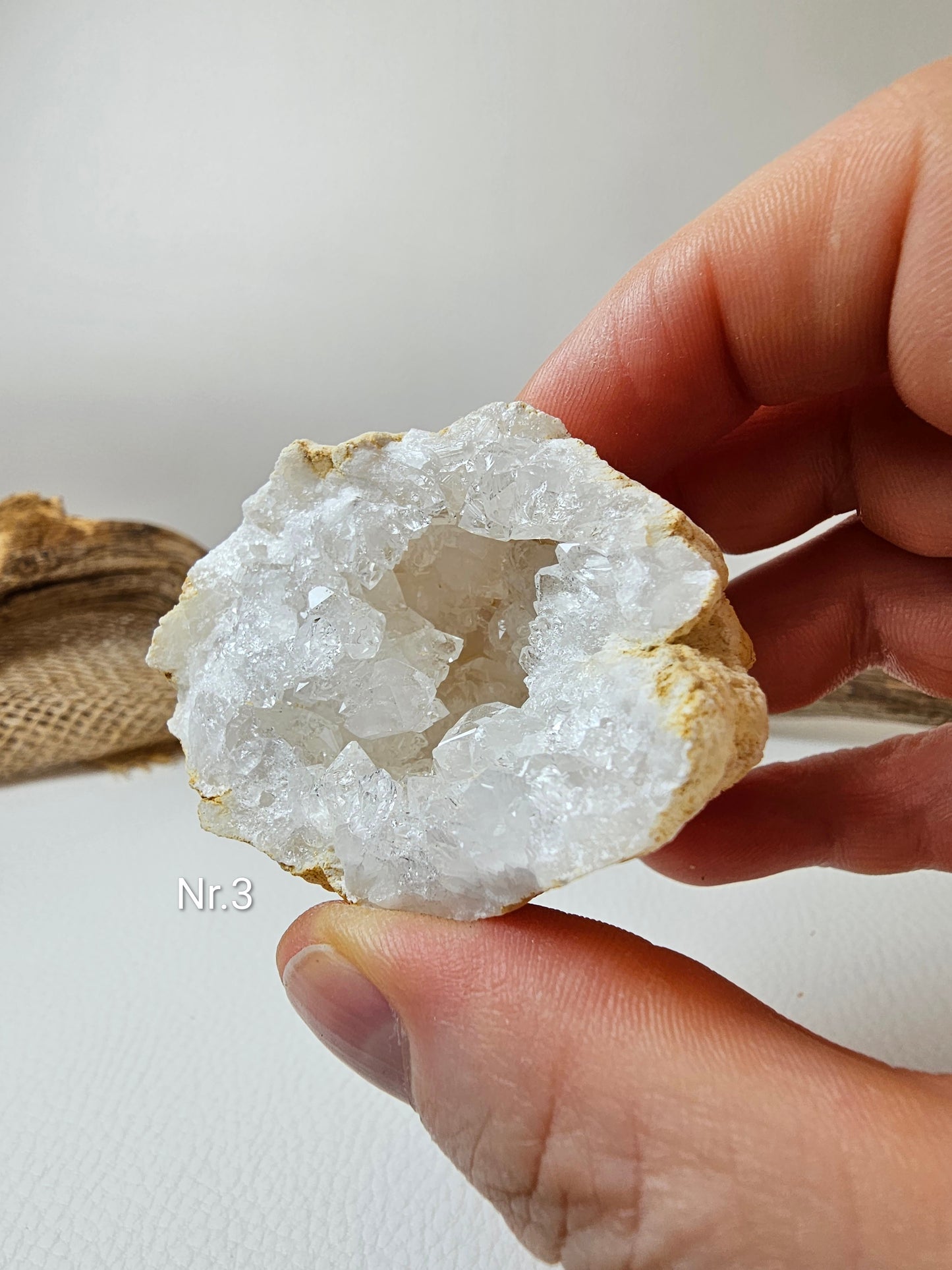 Quarz Geoden, Hälften